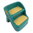 thumbnail image 4 of Two Step Stool Sturdy Toddler Two Step Stool Folding Stable Base For Bathroom, 4 of 8