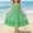 Green, variant on Kids Girls Checkered Print Sleeveless Casual Long Sundress