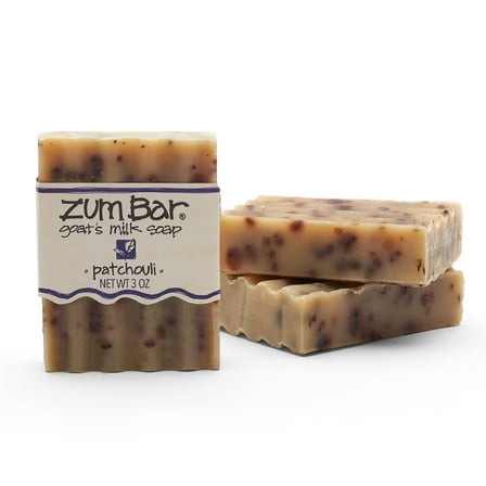 Zum Bar Goat's Milk Soap - Patchouli - 3 oz (3 Pack)