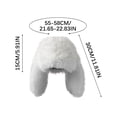 thumbnail image 3 of Cxenplz Women's Winter Warm Plush Hat Long Rabbit Ears Hats Ladies Fuzzy Cute Fashion Skull Caps for Cold Weather Christmas Halloween, 3 of 6