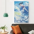 thumbnail image 4 of Weathering With You Shinkai Makoto Anime Art Print Japanese Canvas Art Poster and Wall Art Picture Print Modern Family bedroom Decor Posters 12x18inch(30x45cm), 4 of 6