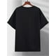 thumbnail image 2 of Men's Fashion Round Neck Short Sleeve, God Is Good Printed T-shirt, Summer Men's Wear, Regular Fit, Slight Stretch, Breathable and Comfortable, Suitable for Daily Wear, Vacation, Street, Sports, 2 of 5