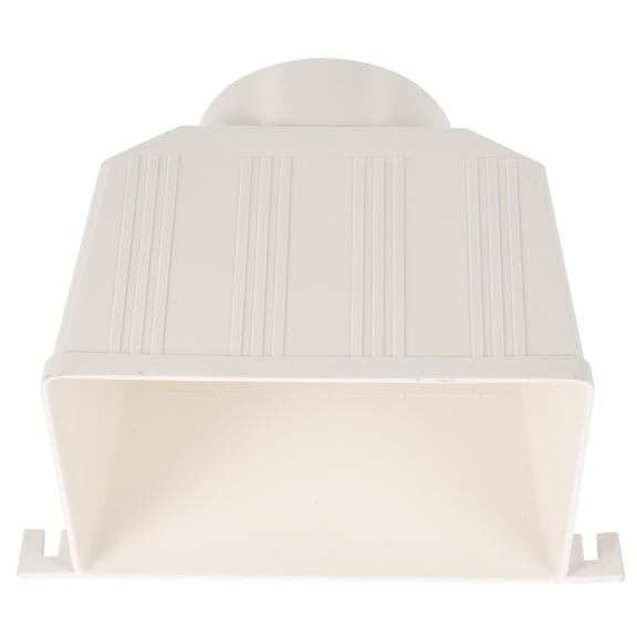 FONDOTIN White PVC Downspout Diverter for Efficient Rainwater Collection, Easy Installation and Convenient Pipe Setup Solution