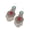 Red, variant on Long Bohemian Fringe Earrings For Women Handcraft Alloy Statement Pieces With Turquoise Detail