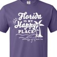 thumbnail image 4 of Inktastic Florida is My Happy Place with Palm Trees T-Shirt, 4 of 5