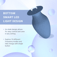 thumbnail image 5 of Feather Vibrating Butt Plug, Anal Toys for Men and Women, 100% Silicone Vibrator with 10 Frequency Modes for Solo & Couples Fun, Smooth Butt Plugs for Easy Insertion, IPX7 Waterproof Adult Toys, 5 of 6