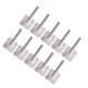 thumbnail image 3 of 10 ganchos de plástico ABS para baño, resistentes y adhesivos, para pared., 3 of 5