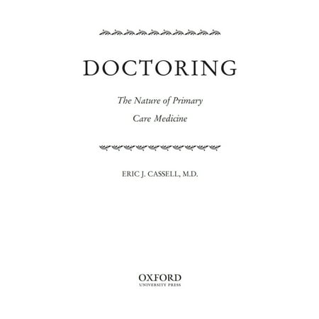 Doctoring - eBook