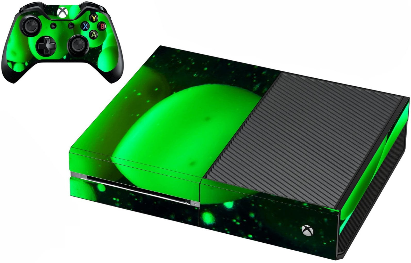 Vwaq Xbox One Lava Lamp Skin For Console And Controller Green Skin