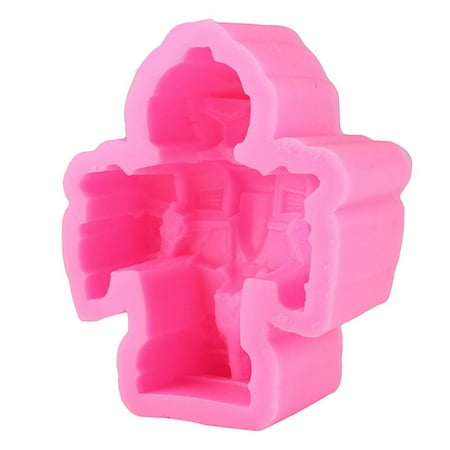

3D Robot Silicone Rubber Flexible Food Safe Mould Clay Resin Ceramics Candy Fondant Candy Chocolate Soap Mould