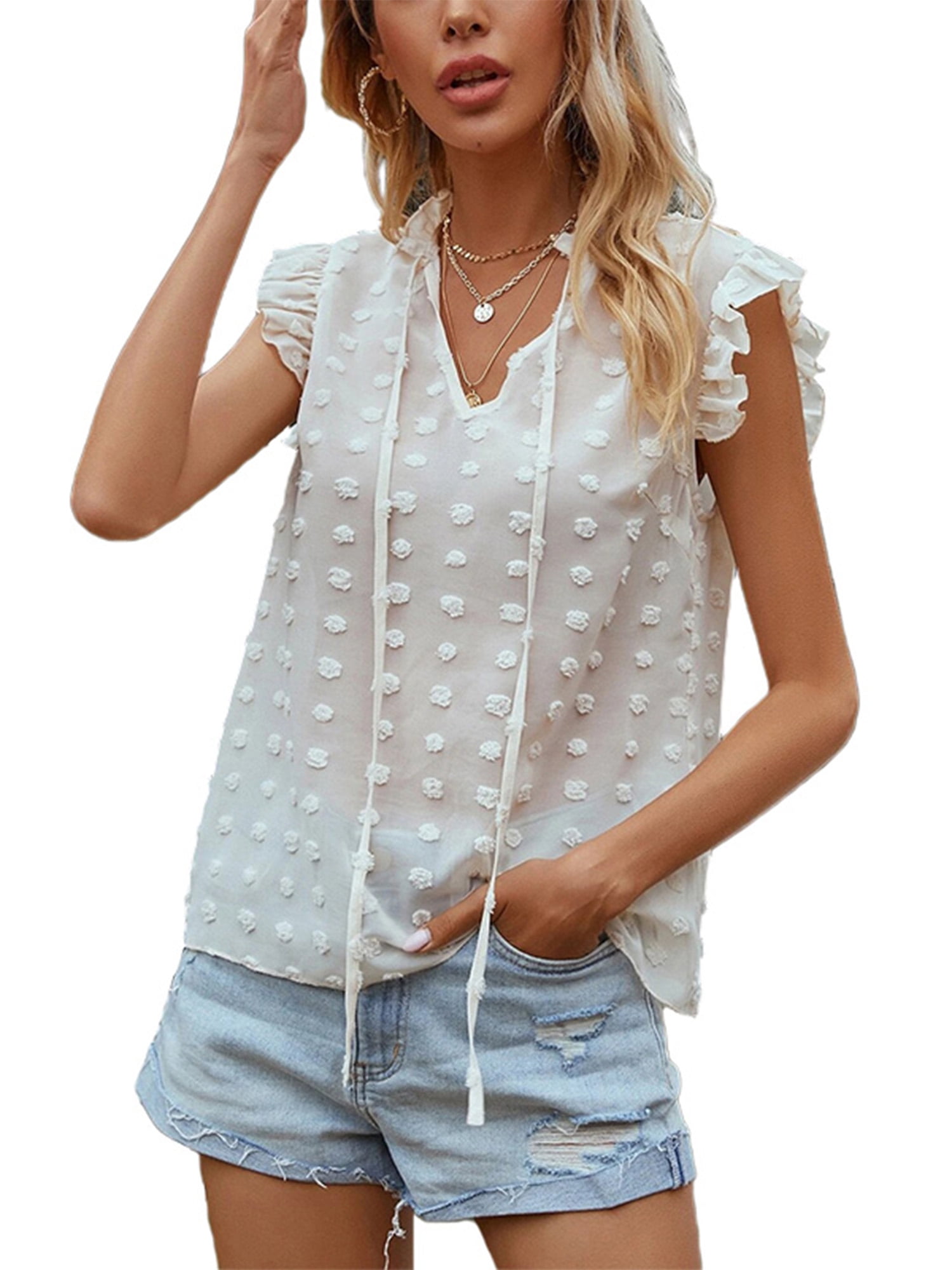 Sexy Dance Summer Women Babydoll Tops 