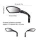 thumbnail image 4 of Scienceny Espejo para manillar de bicicleta de montaña, bicicletas eléctricas, Scooter de 360 ​​grados, espejos retrovisores giratorios ajustables, Accesorios para motos Cuadrado a la derecha Scienceny VI016024-03B, 4 of 6