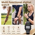 thumbnail image 2 of SKMEI Watches for Women Outdoor Sport Digital Watch Waterproof Chronograph Unisex Womens Wristwatch with Alarm/LED Backlight, 2 of 11