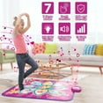 thumbnail image 5 of Dance Mat Toys Birthday Gifts for 3 4 5 6 7 8-12 Year Old Girls, Princess Theme Music Dance Pad with 7 Game Modes, Adjustable Volume, LED Light, 5 of 7