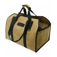 thumbnail image 1 of Panier à Bûches et Sac à Bûches Double Usage Cire Humide Sac à Bûches, Kaki, 1 of 3