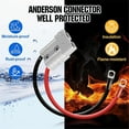 thumbnail image 4 of Anderson Connector 50A Kit Anderson Plug 8 Guage 30cm Batterikablar Vattentäta Snabbkontakter för Lifepo4 [db], 4 of 4