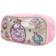 thumbnail image 3 of Bolsa de lápices para niños con patrón de dibujos animados, bolsa de almacenamiento, estuche de bolígrafo portátil exquisito, organizador rosa, 3 of 5
