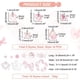thumbnail image 3 of 15 estilos de cuentas rosas, cuentas acrílicas de 50 g, 50 piezas de colgantes de vidrio, cuentas de flores y mariposas, cuentas sueltas., 3 of 6