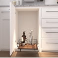 thumbnail image 3 of Home Zone Living 14” Width x 21” Depth 1 Shelf Pull Out Cabinet Organizer, Black, 3 of 8
