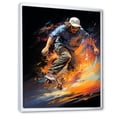 thumbnail image 2 of Designart "Rhythmic Grind of Skateboard" Sports Floater Framed Wall Decor, 2 of 7