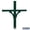 Green, variant on Salsbury 4374SLV Deluxe Post 2 Sided - In-Ground Mounted - For - 4 Roadside Mailboxes - Silver