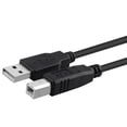 thumbnail image 1 of Câble USB2.0 A vers USB B Mâle AB M/M de Haute Qualité 15 Pieds A-B, 1 of 2