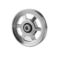thumbnail image 2 of koolsoo 105mm Universal Bearing Pulley Wheel Replacement Round Pulley Wheel for Exercise Argent, 2 of 9