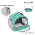 thumbnail image 2 of Portable Hamster Carrier Bag Breathable Guinea Pig Outdoors with Transparent Window Handbag Rabbits Small Animal Travel Bag with Shoulder Strap, 2 of 4