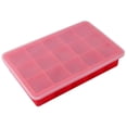 thumbnail image 5 of Hvmvliv Ice Trays 15-Compartments Square-Shape Food Grade Silica Gel Ice Molds with Lid Reusable Leak Proof Ice Cubes Tray for Home Kitchen Fridge Red, 5 of 5