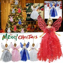 CoreLiving Angel Ornaments for Christmas Tree Decorations, Sparkling Fairy Pendants, Easy to Hang Xmas Ornaments Set for Home, Office, Perfect Birthday Christmas Gift