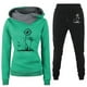 thumbnail image 1 of Puntoco Moda Mujer Otoño Invierno Trajes Deportivos Chándales Manga Larga Impreso Sudaderas Con Capucha Pantalones Traje Liquidación Puntoco Puntoco-4669, 1 of 2