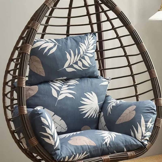Cojín de columpio para silla de playa, hamaca de huevo, cesta con respaldo, almohada para Patio, jardín y oficina, sin columpio Fivean unisex