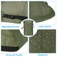 thumbnail image 3 of Unique Bargains Sac de Compression, Sac de Couchage Imperméable Taille G pour Randonnée, Vert Armée, 3 of 7