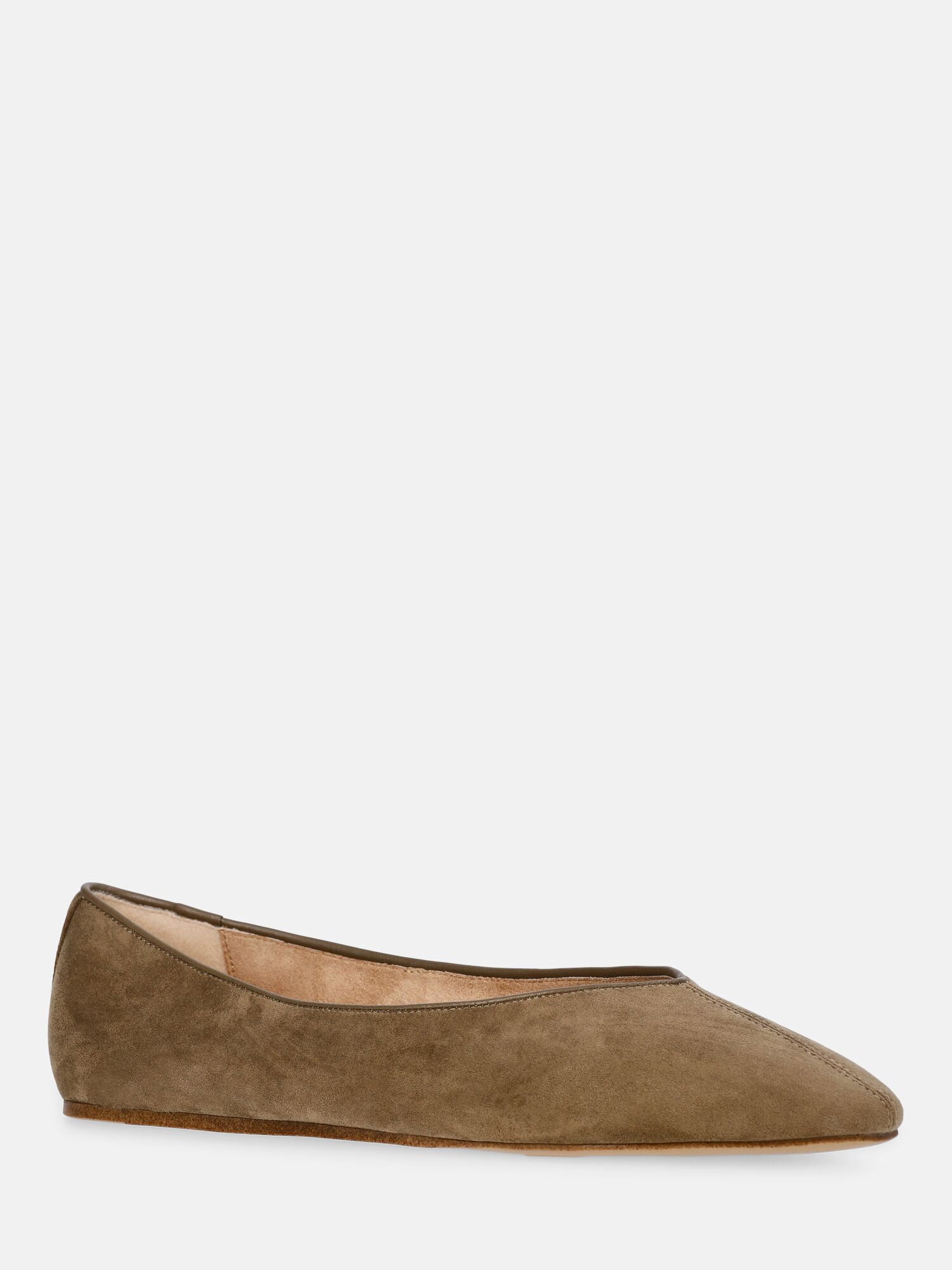 Scenario Women's Faux Suede Ballet Flats
