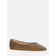 thumbnail image 2 of Scenario Women's Faux Suede Ballet Flats, 2 of 6