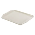 thumbnail image 2 of Tucknest Rectangular Serving Tray, 17.12x11.18 Inch Plastic Food Tray for Party, Lightweight Beige Serving Platter for Indoor Use, White, 2 of 7