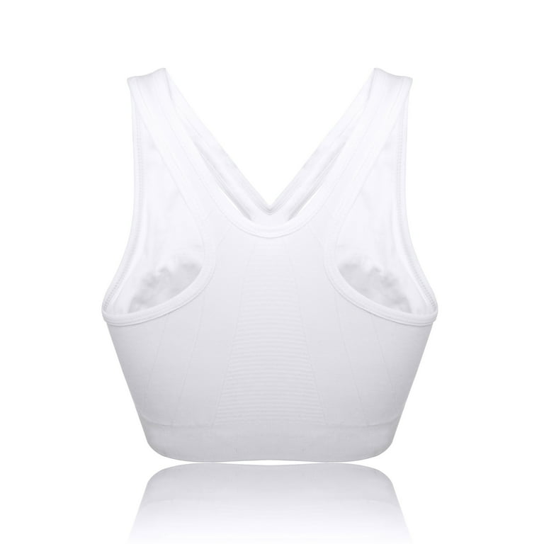 FUTATA Women's Workout Bras High Impact Support Sports Bra Padded Racerback  Bras Post Op Compression Bras Tank Tops For Yoga Running Gym Fitness,Size  S-2XL 
