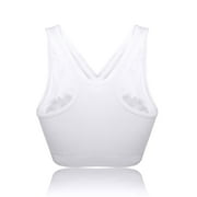 FANNYC Women's Front Zipper Closure Sports Bra Padded Racerback High Impact Support Yoga Running Gym Workout Fitness Bras Top Seamless Post-Surgery Bra Size S-2XL