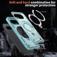 thumbnail image 3 of for Google Pixel 9A Case,Compatible with MagSafe,2 Pack Glass Screen Protector,Built-in KickStand Grip Ring,Heavy Duty Military Grade Shockproof Rugged Phone Cover For Pixel 9A 6.3"(Baby Blue), 3 of 5