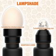 thumbnail image 4 of Lámpara de pesaje de huevos, probador de huevos de pesaje de huevos, luz LED de comprobación de incubación de huevos, linterna portátil para incubadora de huevos de pato, batería para aves de corral JAMW Sencillez, 4 of 5