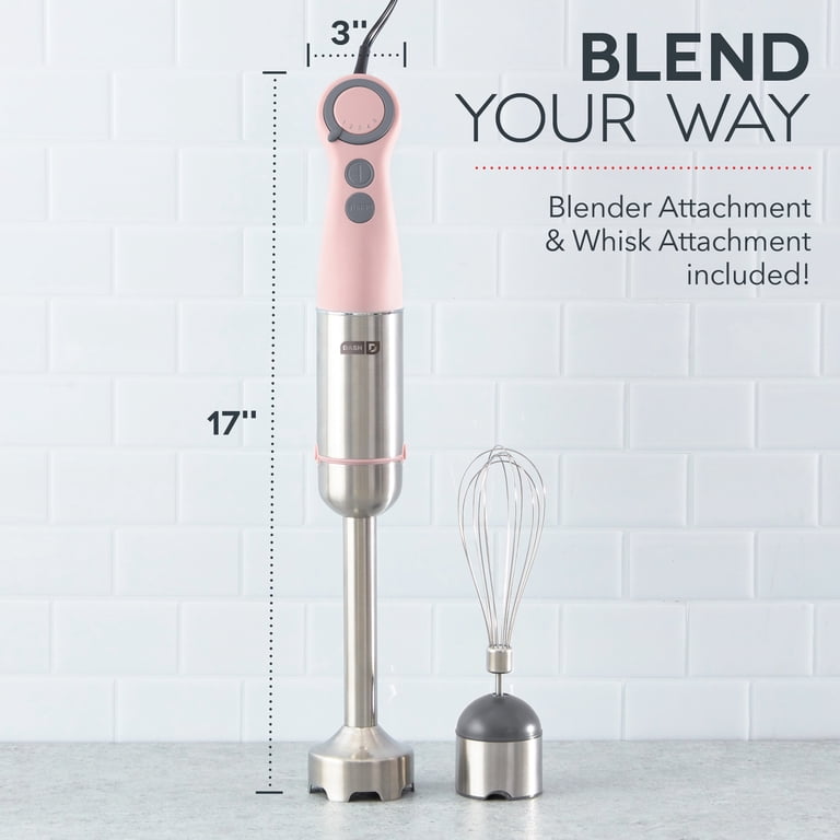 Dash Chef Series Immersion 5 Speed Stick Blender - Stainless Steel