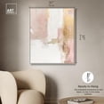 thumbnail image 5 of Blush Gold Shimmer I Canvas Abstract Earth Tone by Art Remedy, Silver Frame, 30 x 36, 5 of 7