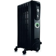 De'Longhi Oil filled Radiator Heater, 1500W Electric Space Heater for indoor use, portable room heater, Energy Saving, full room like office and bedroom with safety features, EW7707CB