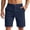 Navy, variant on OIOLOYJM Mens Golf Shorts Casual Flat Front Chino Elastic Waist Dress Shorts Baggy Stretch Lightweight Breathable Vacation Yoga Shorts Navy L