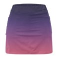 thumbnail image 5 of JSKUMAR Cotton Skort Skirts for Women High Waist Gradient Floral Print Summer Shorts Athletic Tennis Mini Golf Skorts (4XL, Multicolor), 5 of 7