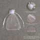 thumbnail image 2 of 100pcs Premium Sheer Organza Bags, White Wedding Favor Bags With Drawstring, 4x4.72 Jewelry Gift Bags For, 2 of 3