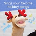 thumbnail image 4 of HearthSong Singing North Pole Friends Hand Puppets, Includes One Reindeer and One Santa Claus, 4 of 9