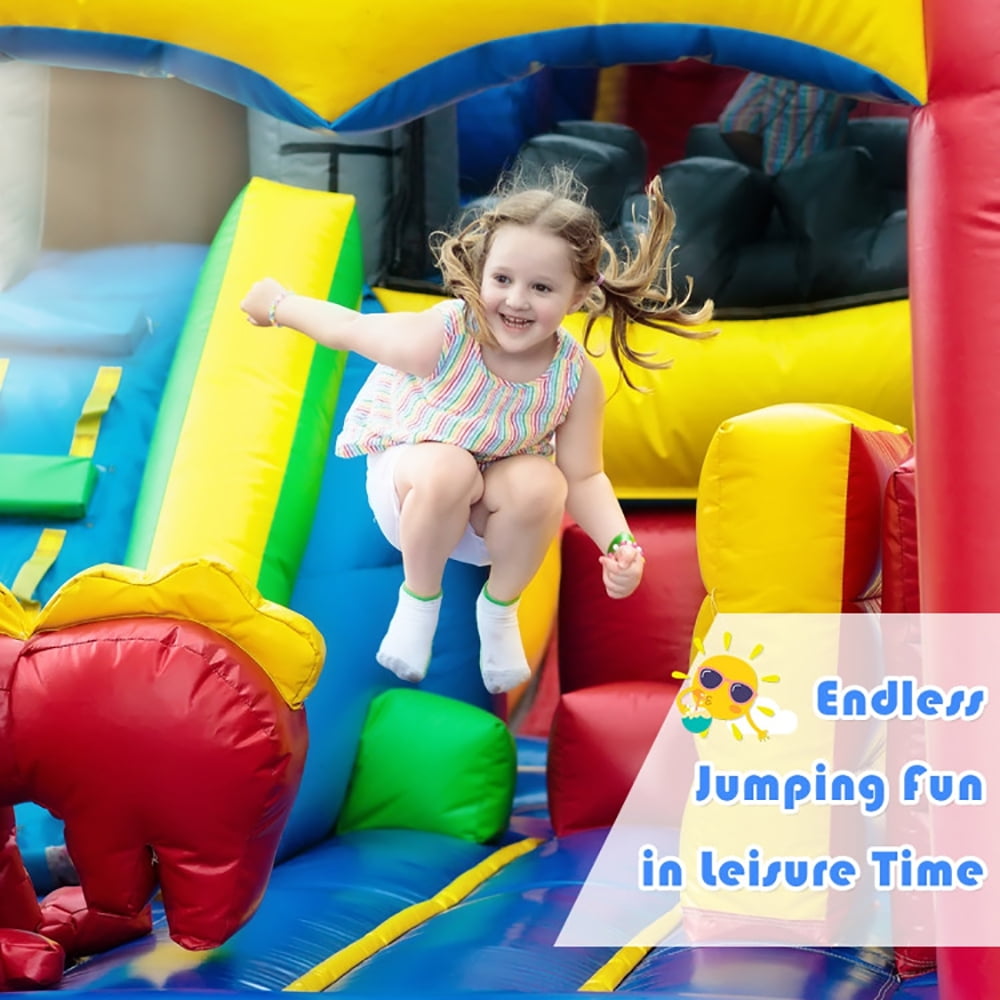 Aimee Lii Inflatable Bounce House Castle Jumper Without Blower, Kids Bounce House