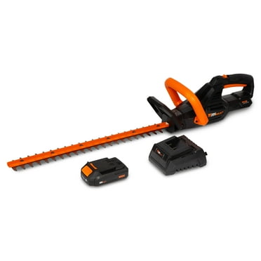 WEN 20V Max Cordless 20-Inch Hedge Trimmer with 2Ah Battery and Charger