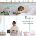 thumbnail image 4 of Cute Rabbit Light Alarm Clock Creative Table Bedside Lamp Mute Night Light, Snooze Function, 6 Loud Tones, Timed Night Light, Children'S Day Gift For Children, Girls (Green), 4 of 7